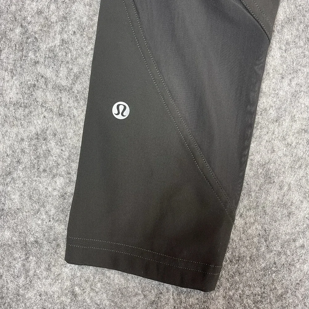 Lululemon‎ Youth Leggings Spell out Waistband Elastic Stretch Pull On Size 2